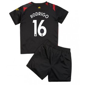 Baby Fußballbekleidung Manchester City Rodri Hernandez #16 Auswärtstrikot 2022-23 Kurzarm (+ kurze hosen)